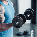 Set di 4 dischi pesi per bilanciere totale 30KG - 2x5kg e 2x10kg 