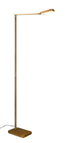 Piantana da Interno a LED in Metallo Ottone antico