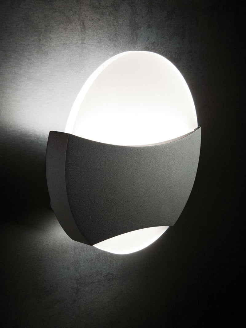 Applique da Esterno a LED 6W+6W 3000K Sovil Grigio