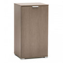 Mobiletto 1 Anta 45x38x85 h cm in Truciolare bilaminato Rovere Grigio