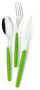 Servizio Set di Posate 24 pezzi in Acciaio Inox Eme Dream Verde 69
