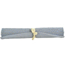 Tappeto Bagno Design Spigato 50x90 cm in Cotone Azzurro