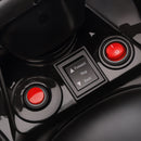 Quad Elettrico per Bambini ATV con Batteria Ricaricabile 6V Fari LED e Musica Nero      