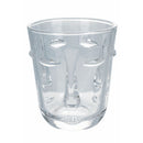 Set 6 Bicchieri Acqua Vis à Vis Stones in Vetro VdE Tivoli 1996 Grigio Trasparente Nero