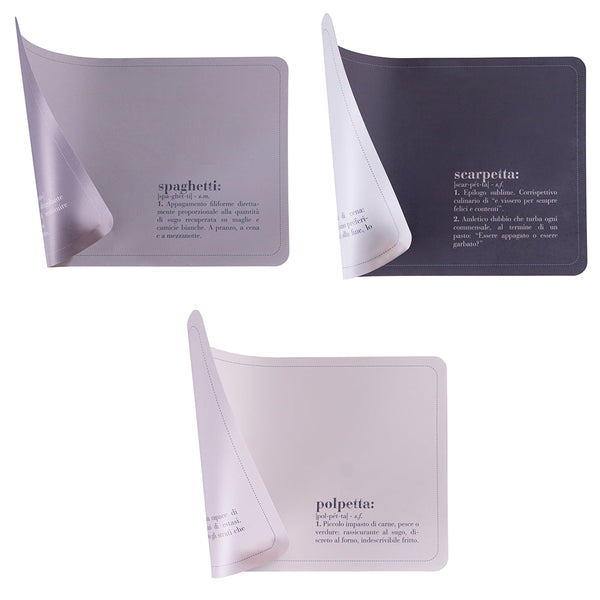 Set 6 Tovagliette Double Face 45x30 cm in PVC VdE Tivoli 1996 acquista