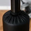 Sacco Boxe da Terra 3 in 1 con 2 Speedball Barra Girevole e Sacco Altezza Regolabile da 160-230 cm  Nero