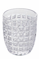 Set 6 Bicchieri Acqua in Vetro 300 ml Villa d'Este Home Tivoli Geometrie