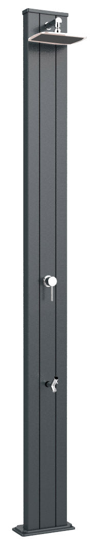 Doccia da Esterno Giardino Miscelatore e Lavapiedi Arkema Spring S Grigio Antracite