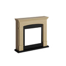 Camino Elettrico da Pavimento 107,2x95,2x24,5 cm Effetto Fiamma 1500W Sined Siena Rovere