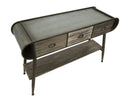 Console Moscow 120x42x80 cm Legno di Abete e in Ferro
