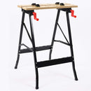 Tavolo da Lavoro Pieghevole Banco per Troncatrici Max 100Kg con Portattrezzi Kinzo