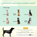 Brandina Pieghevole per Cani con Tettuccio Grigia