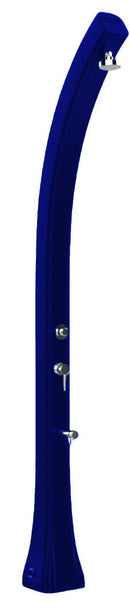 Doccia Solare da Giardino 28L Miscelatore Temporizzato e Lavapiedi Arkema Happy Beach Blu