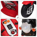 Moto Elettrica per Bambini 6V Rossa