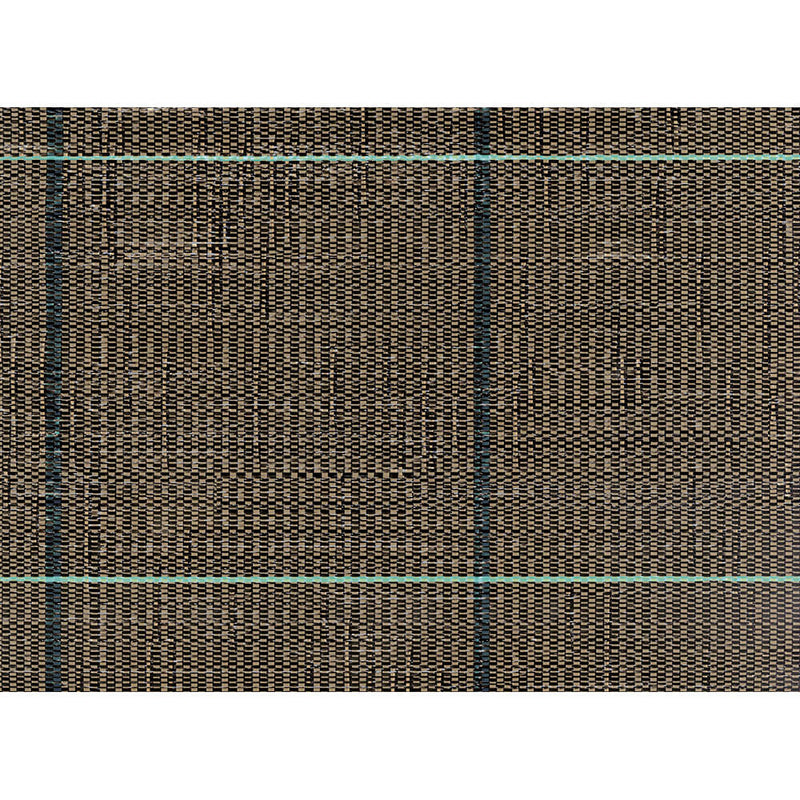 Telo Pacciamatura da Giardino in Polipropilene 1,05x100m Rama Ground Nero e Marrone