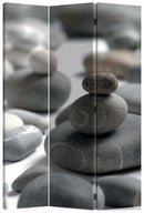 Paravento Separè 3 Pannelli 120x180cm Tela Stampata Tosini Stones