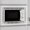 Cornice per Incasso di Forno a Microonde in Mobile da Cucina 60 cm in Plastica Emuca Nichel satinato