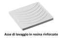 Lavatoio e Coprilavatrice in PVC 109x60x89 cm Forlani Esterni Roc Lato Destro