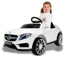 Macchina Elettrica per Bambini 6V con Licenza Mercedes AMG GLA 45 Bianca