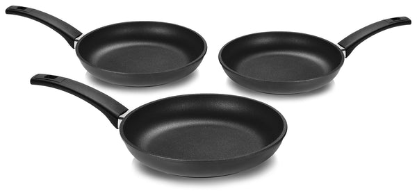 Set 3 Padelle Ø20-24-28 cm in Alluminio Pressofuso Antiaderente Olympia Supreme acquista