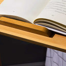 Tavolino Porta PC Computer da Letto Divano Reclinabile in legno