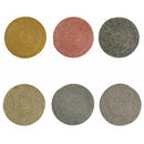 Set 6 Tovagliette Tonde in Midollino Villa d'Este Nature