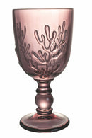 Set 6 Calici in Vetro 340 ml Villa d'Este Home Tivoli Coral Provence