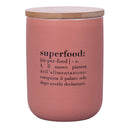 Barattolo Superfood 750 ml in New Bone China VdE Tivoli 1996 Rosa