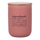 Barattolo Superfood 750 ml in New Bone China VdE Tivoli 1996 Rosa