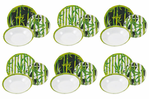sconto Servizio Piatti 18 Pezzi in Porcellana Villa d'Este Home Tivoli Bamboo