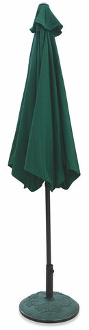 Ombrellone Rotondo da Giardino Ø3 m Palo Ø38 mm in Alluminio Soriani Cuba Verde