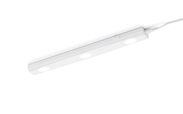 acquista Barra 3 Punti da Interno a LED in Plastica Bianco
