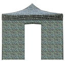 Telo di Ricambio Laterale per Gazebo Pieghevole 3x2m Impermeabile con Porta Avvolgibile Militare