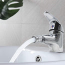 Miscelatore Rubinetto Bidet in Acciaio con Tubi Allacciamento