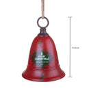 Set 2 Campana in Metallo Classica Ø15 X H20 cm Rosso/Verde