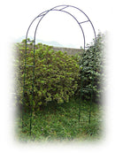 Arco per Piante Rampicanti da Giardino 140x37x220 cm in Acciaio  Verde