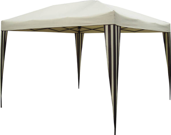 Gazebo da Giardino Pieghevole 3x3m in Alluminio Bauer Rapid Ecrù online