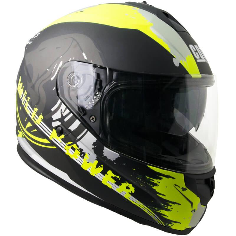 Casco Integrale per Scooter Visiera Lunga CGM Lion 315G Nero Opaco XS - (53-54 cm)