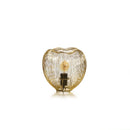 Lampada da Tavolo 26x26xH25 cm in Metallo Jaula Ottone Lucido