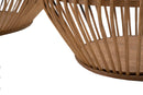 Set 2 Cestoni Fuji Ø 47x39,5-34x36,5 cm in Rattan