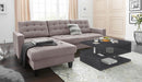 Tavolino a S con Ripiani a Giorno 90x41,5x55 cm Zeta Report Grigio  