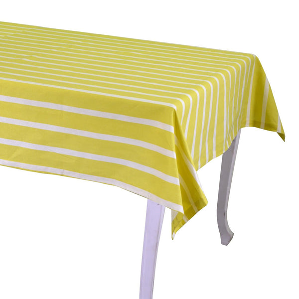online Tovaglia Rettangolare 140x240 cm in Cotone 180 GSM Pop Righe Lime