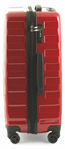 Set 2 Valigie Trolley Rigide in Policarbonato 4 Ruote TSA Soriani Rosso