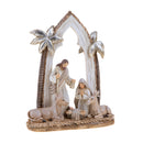 Natività con Palme 22 cm in Resina