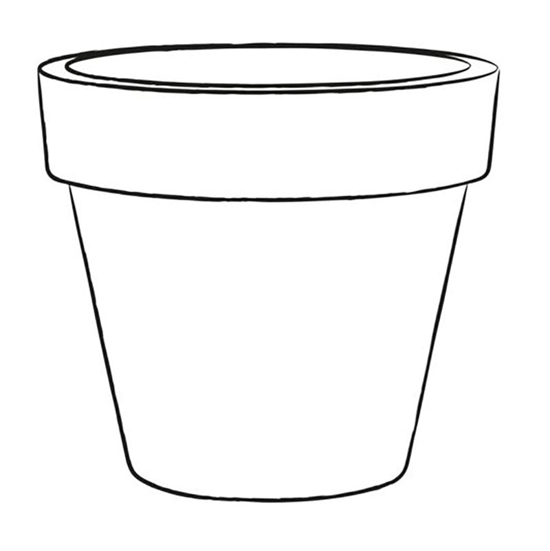 Vaso in Polietilene Tulli Vaso Standard One Essential Bronzo Varie Misure