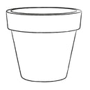 Vaso in Polietilene Tulli Vaso Standard One Essential Cappuccino Varie Misure