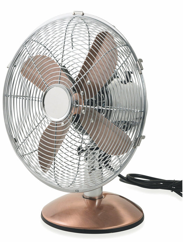 Ventilatore da Tavolo 30cm Oscillante 3 Velocità  35W Kooper Eolo Bicolore prezzo