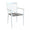 Sedia Martinica Impilabile 55x57x86 h cm in Alluminio Bianco