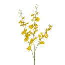 Set 6 Orchidea Artificiali Dancing con 3 Fiori Altezza 88 cm Giallo