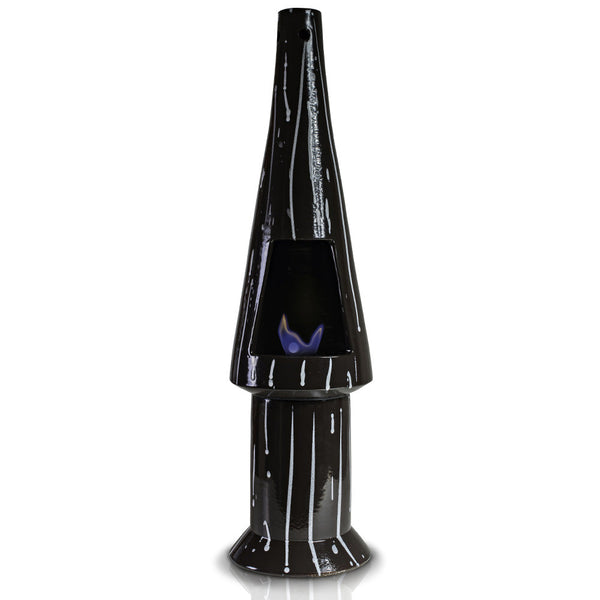 Camino a Bioetanolo da Pavimento in Ceramica 28x95 cm Ferazzoli Albero Alto Marrone Schizzi online